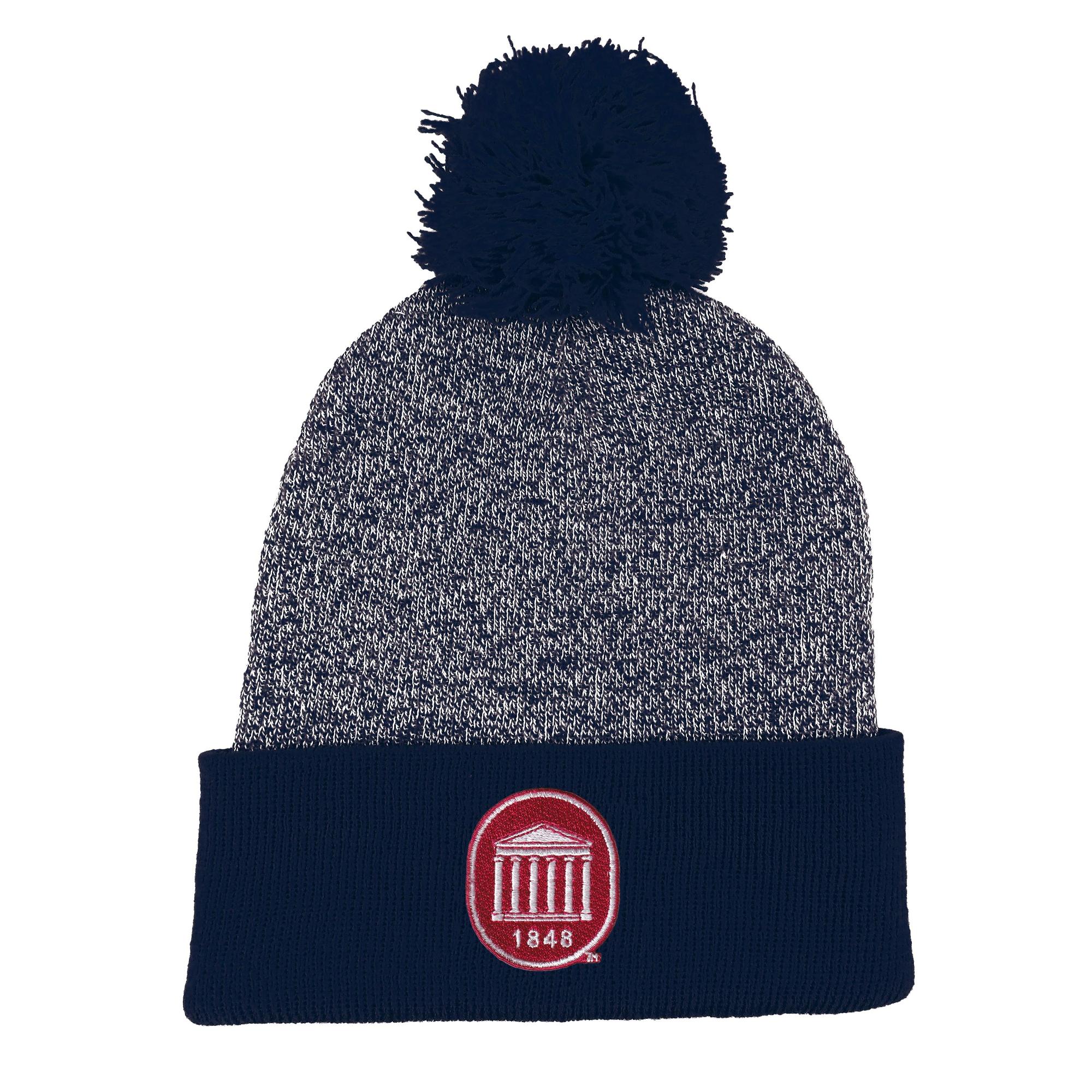 image of: University of Mississippi Lyceum Rooney Marled Knit Cuff Beanie Navy
