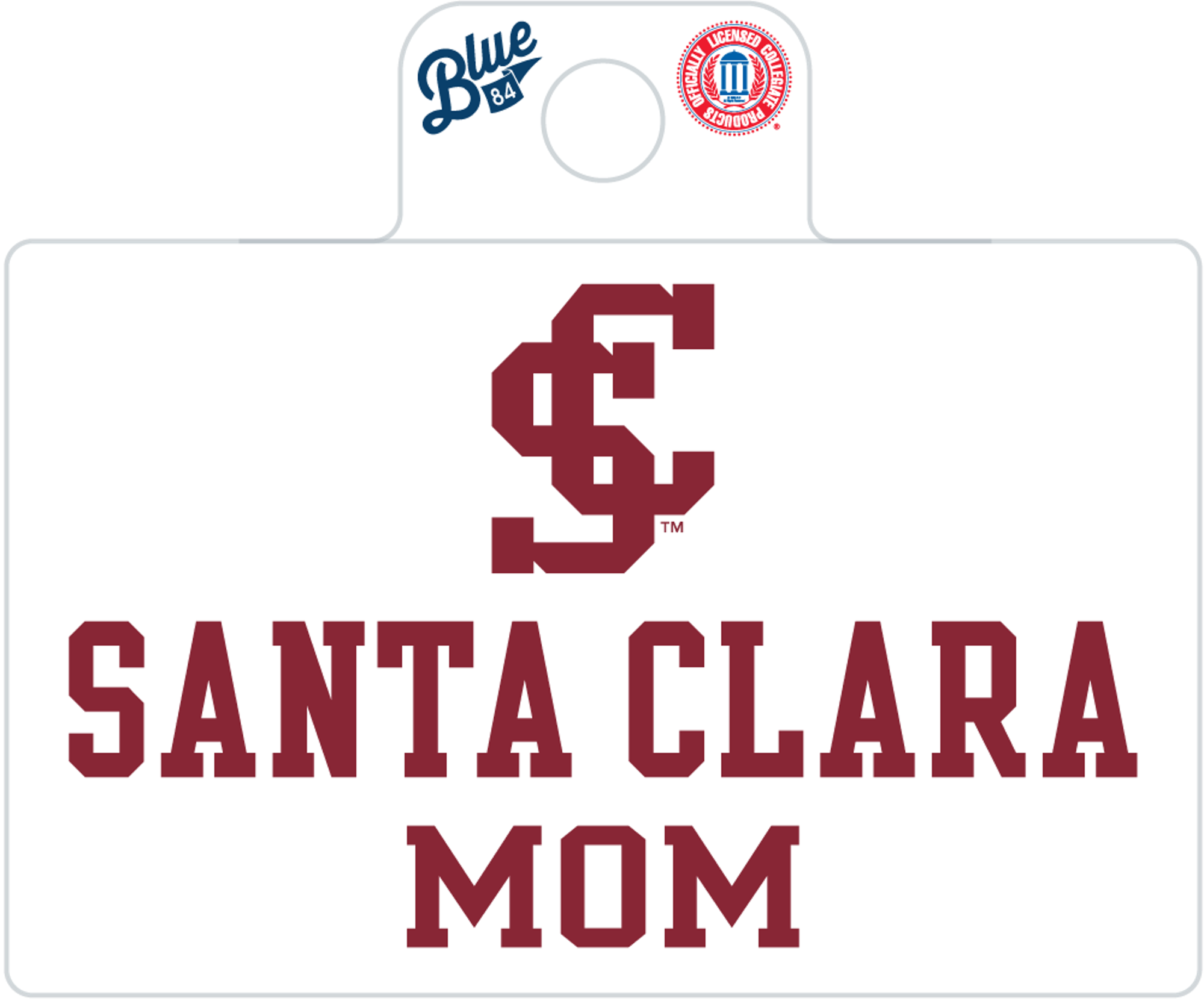image of: Santa Clara university sticker