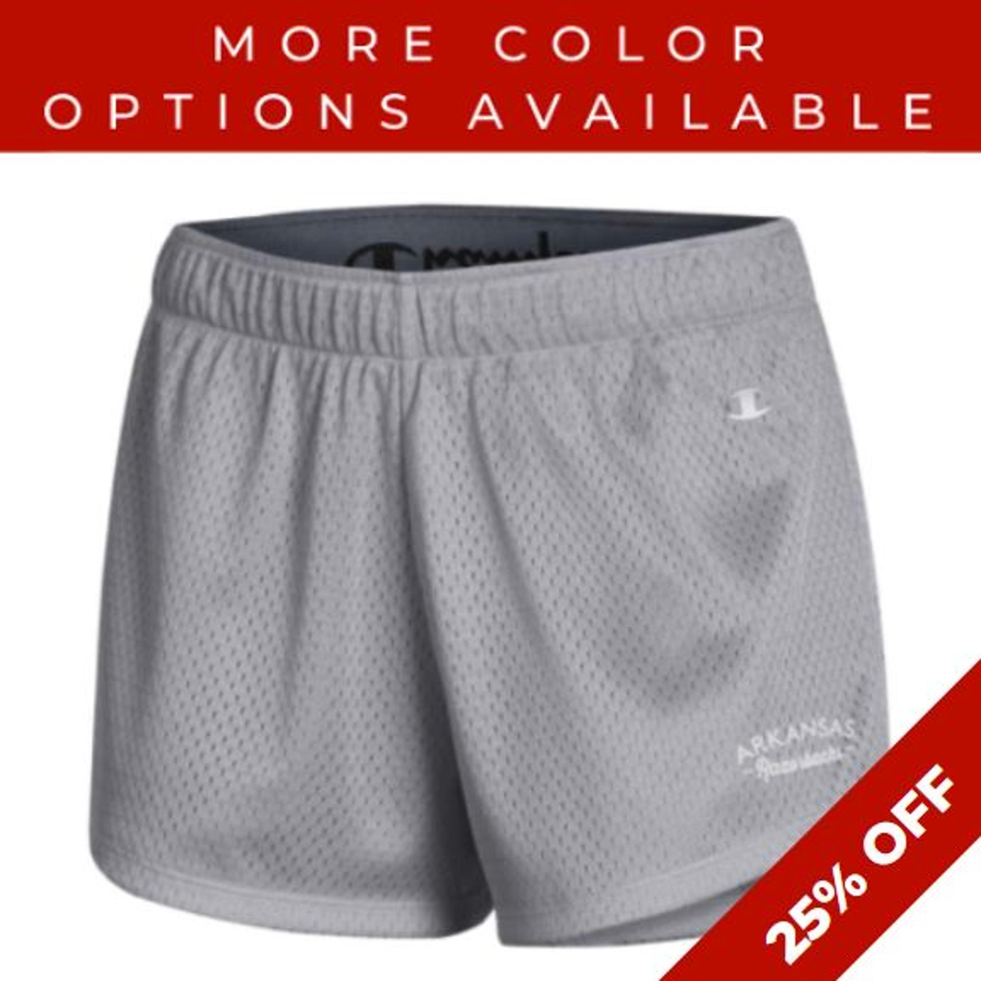 image of: Arkansas Razorbacks Women's Champion Mesh Shorts