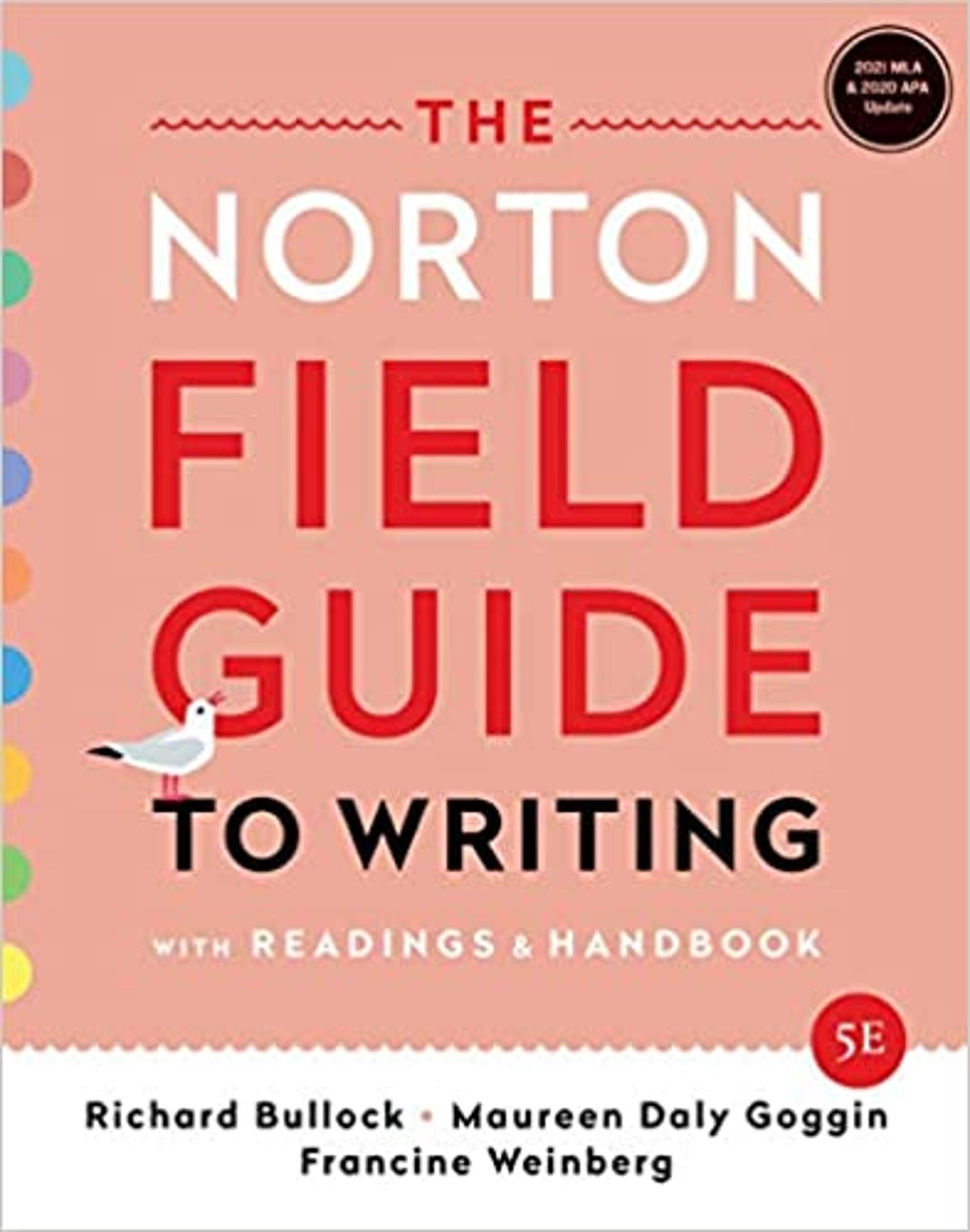 Cover image for The Norton Field Guide to Writing w/Readings and Handbook, 5e MLA Update PA + Reg
