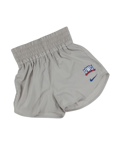 ATHLETICS LOGO NIKE ULTRA HIGH-WAISTED SHORT; $49.99