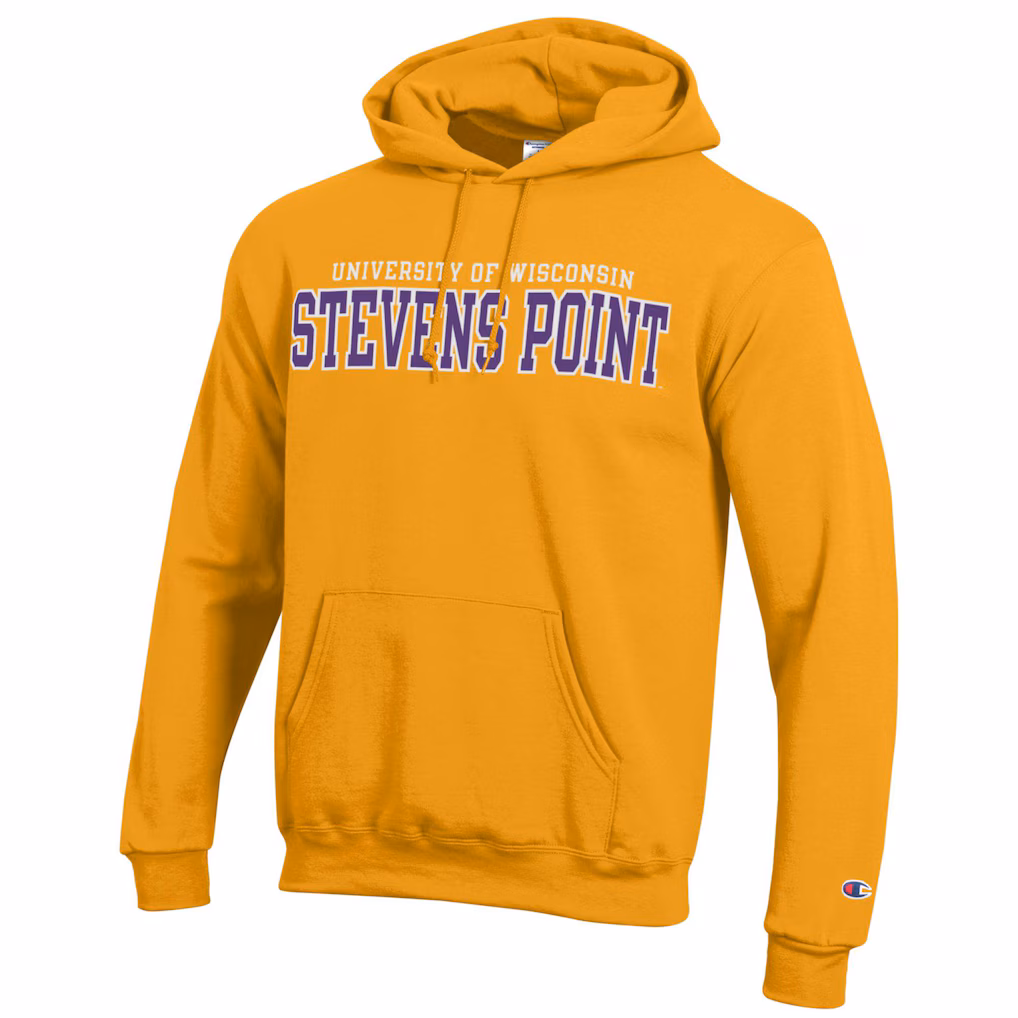 Product image 1 of 1 for University of Wisconsin Stevens Point Replen Powerblend Hood, Gold
