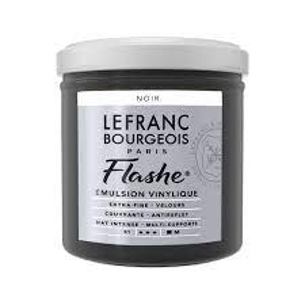 Flashe Artist's Color, 125ml Jar, Black; $18.99