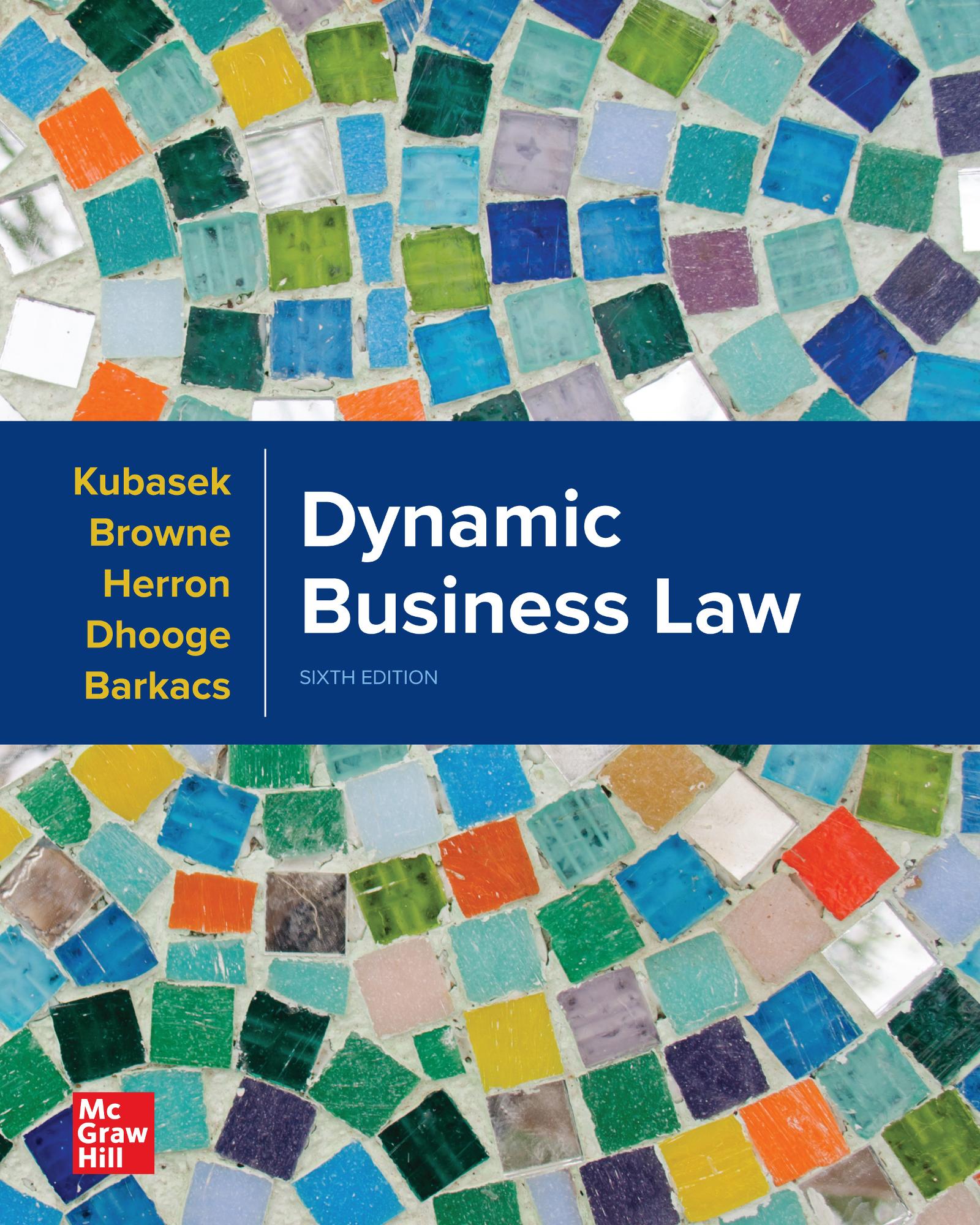 Cover image for Print Upgrade - Dynamic Business Law