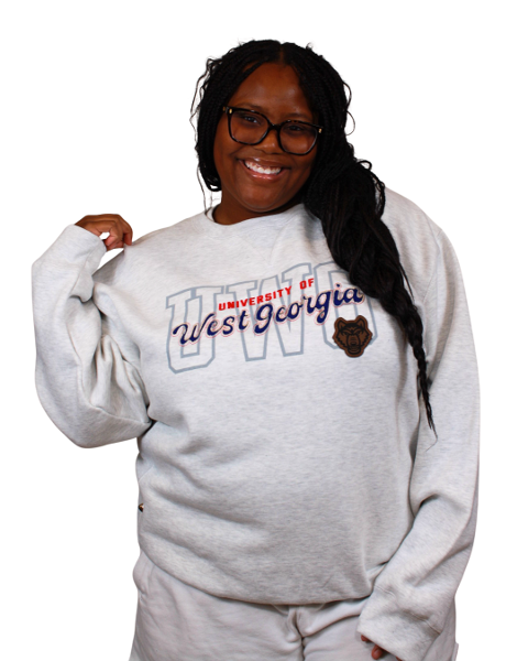 UNIV. WEST GA WOLF LOGO LEATHER PATCH CARSON CREW; $49.99