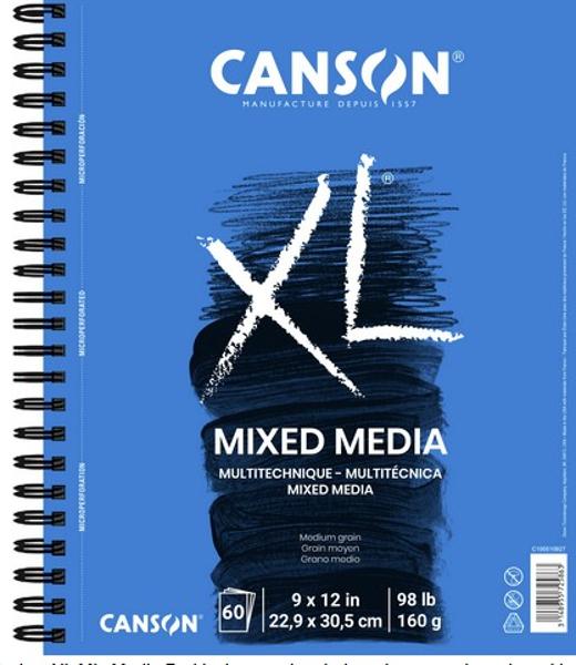 CANSON 9X12 MIX MEDIA PAD; $14.99