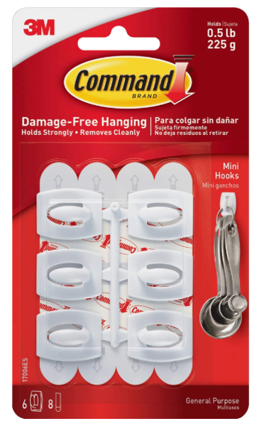 Command Adhesive Designer Hook - 6pk; $4.99