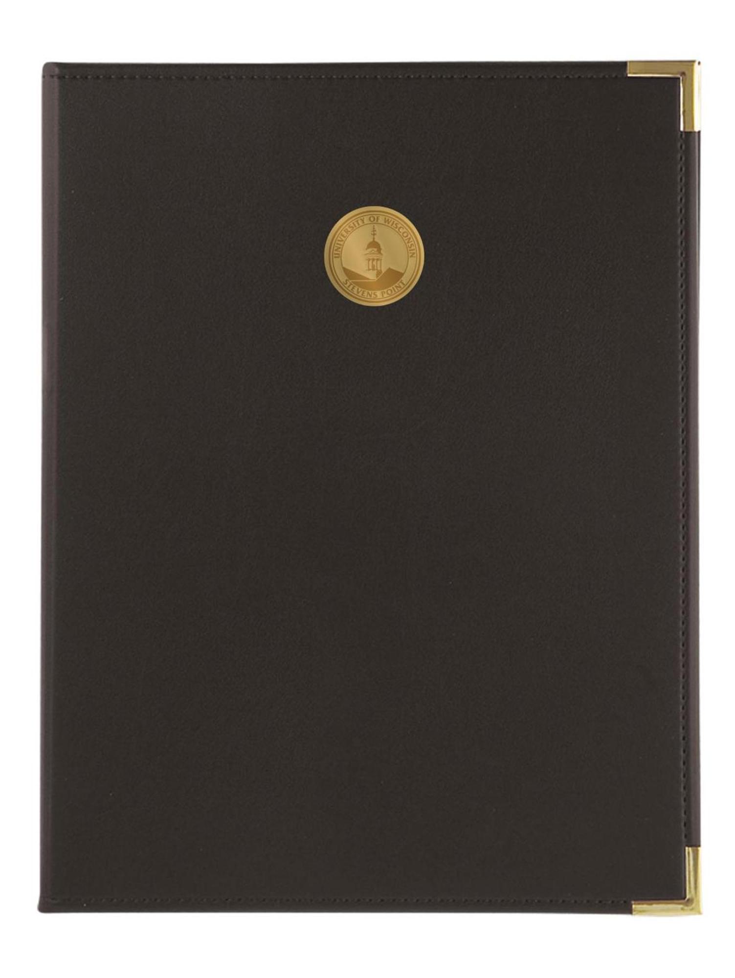 Product image 1 of 1 for UWSP Classic Padfolio - Medallion, Gold