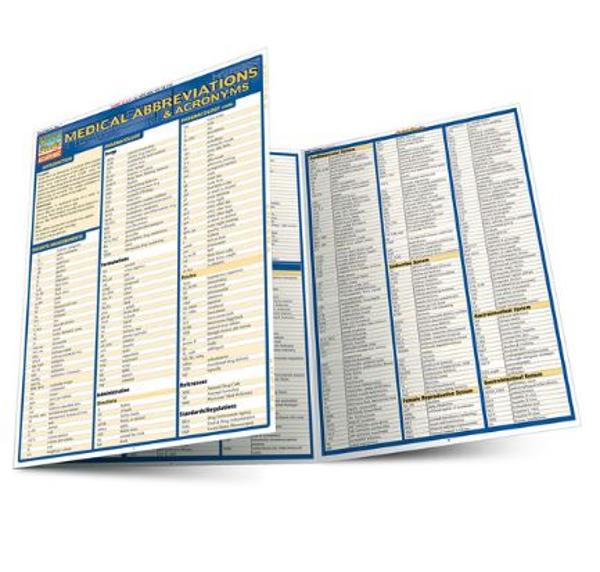 BarCharts / Medical Abbreviations; $6.55