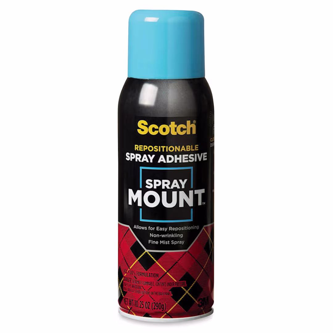 image of: 3M ADHESIVE 6064 SPRAY MOUNT 4 OZ