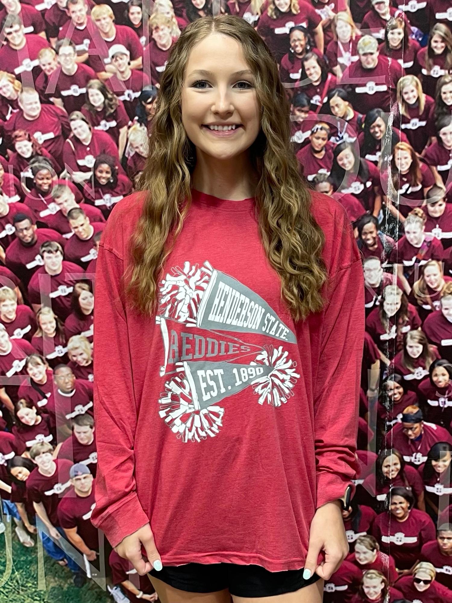 image of: Henderson State Reddies Pom Pom Timeless Long Sleeve
