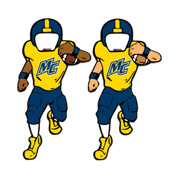 Football Player Bottle Opener Magnet; $14.99