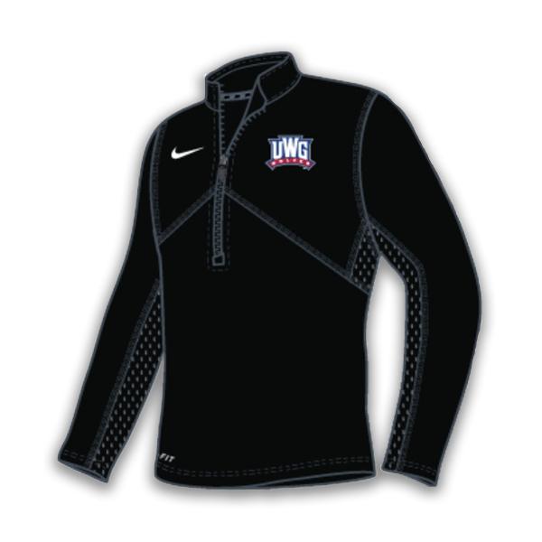 ATHLETICS LOGO NIKE DRI-FIT TRAINING 1/4 ZIP TOP; $89.99