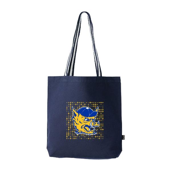 Deluxe Canvas Tote Navy; $23.99