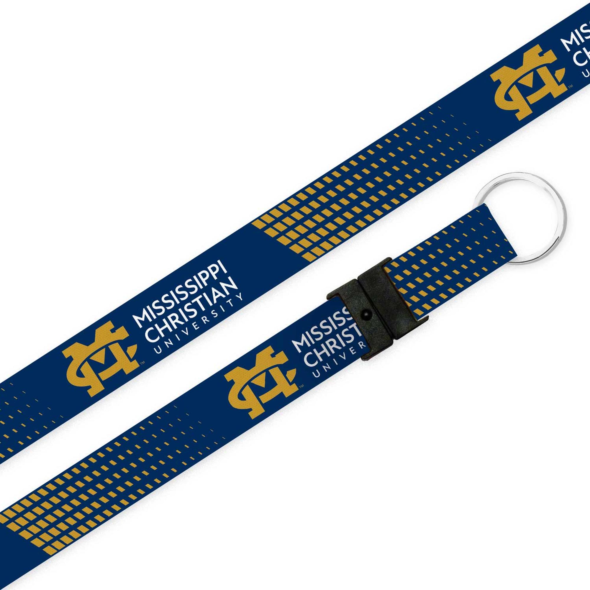 Product image 1 of 1 for MC 3/4" LANYARD SUBLIMATED NAVY/GOLD