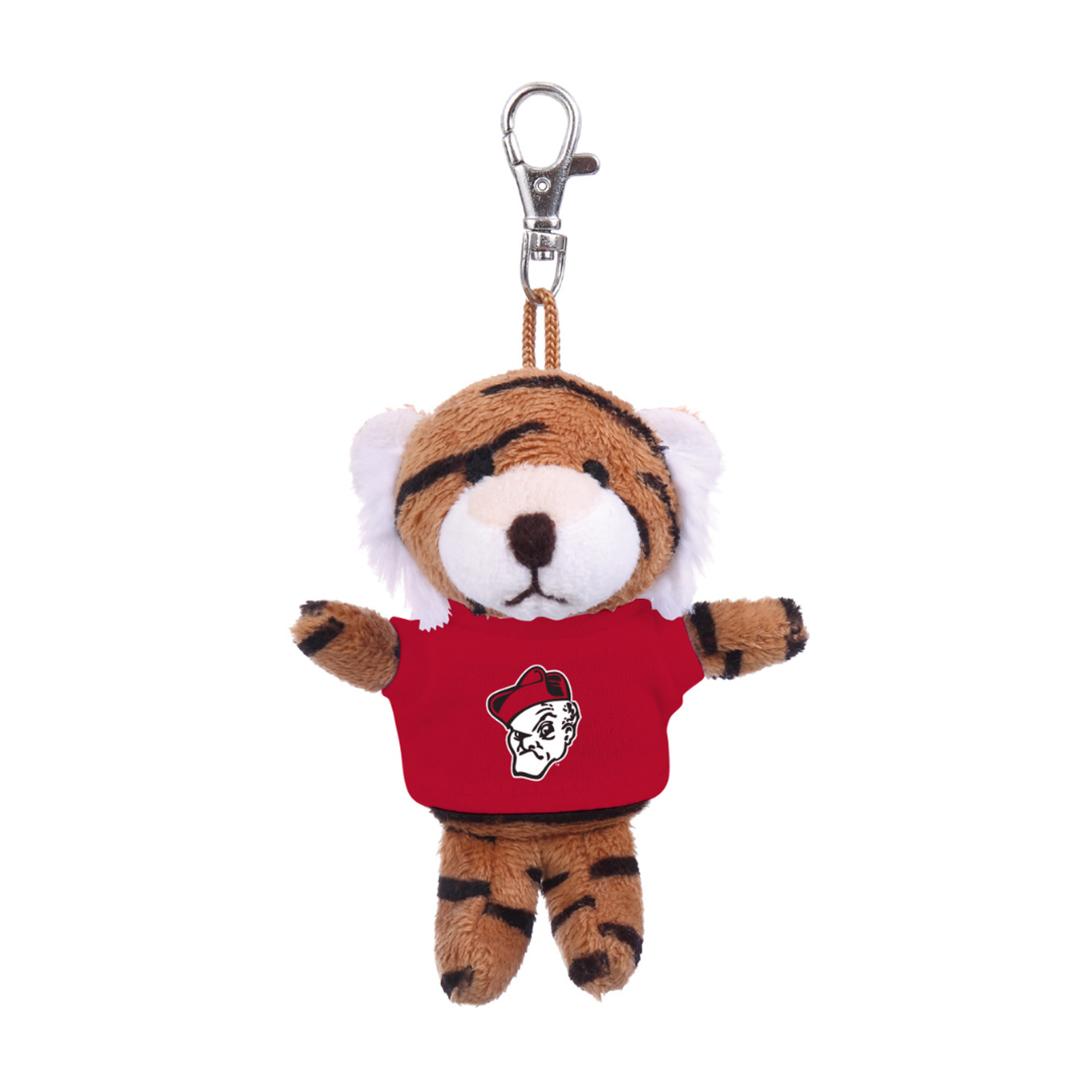 Product image 1 of 3 for Owu Plush Key Chain Tiger Red Tee