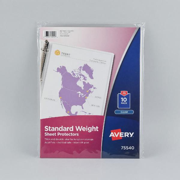 SHEET PROTECTOR 10 Ct.; $4.99