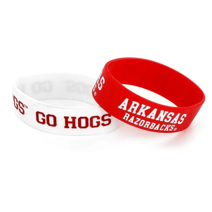 image of: Arkansas Razorbacks Wide Bracelet, 2-Pack