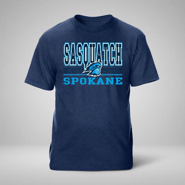 SFCC SS TEE THAMES SASQUATCH LINES NVY; $19.99