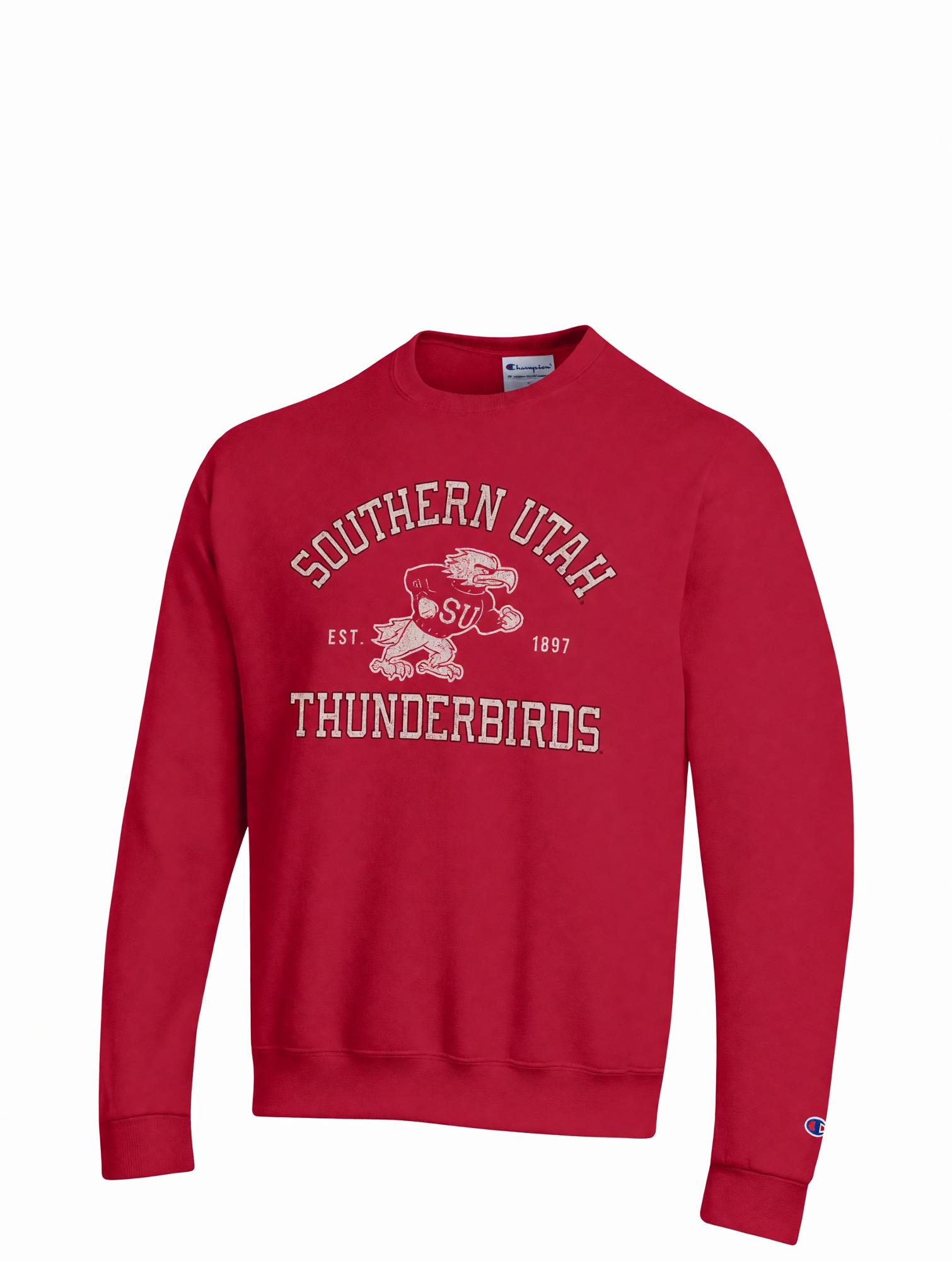 Product image 1 of 1 for Champion SUU Red Crew – Fighting Bird 1897