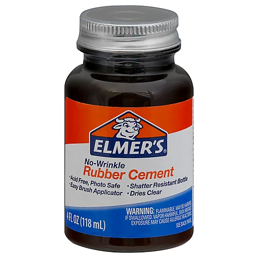 image of: Elmer's No-Wrinkle Rubber Cement