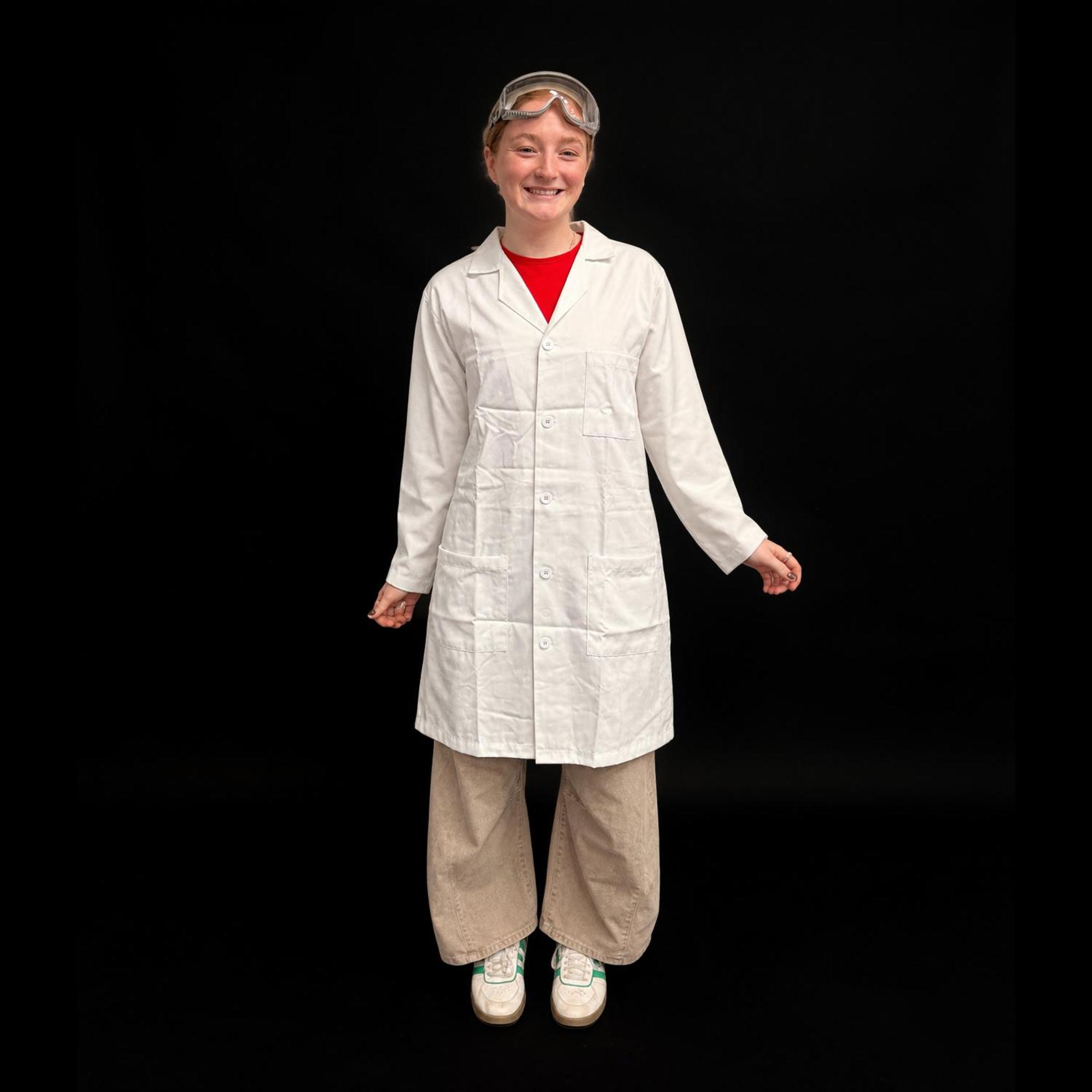 Product image 2 of 2 for Unisex 3-Pocket Lab Coat, White