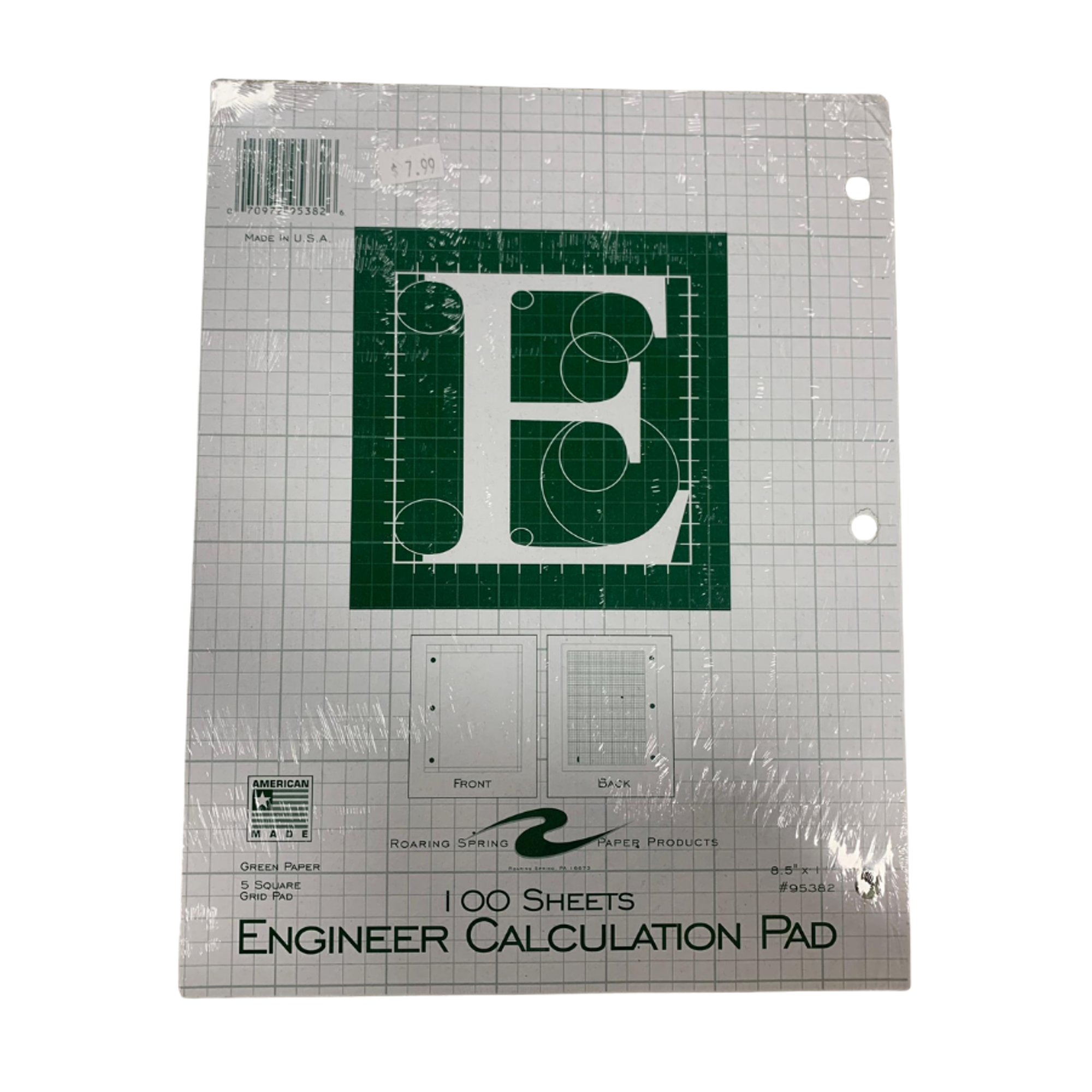 Product image 1 of 1 for Engineer Calculation Pad