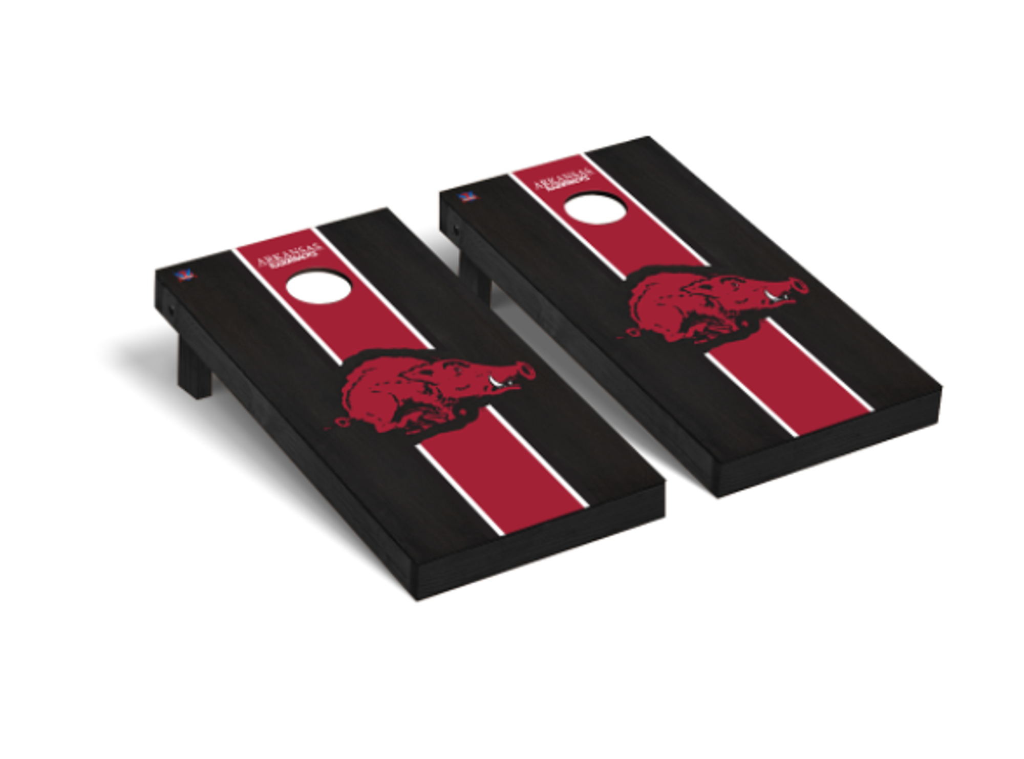 image of: Arkansas Razorbacks Vintage Vault 50's Hog Regulation Cornhole Game Set- DROP SHIP ONLY