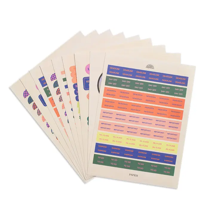 image of: Papier Find the Balance Academic Stickers
