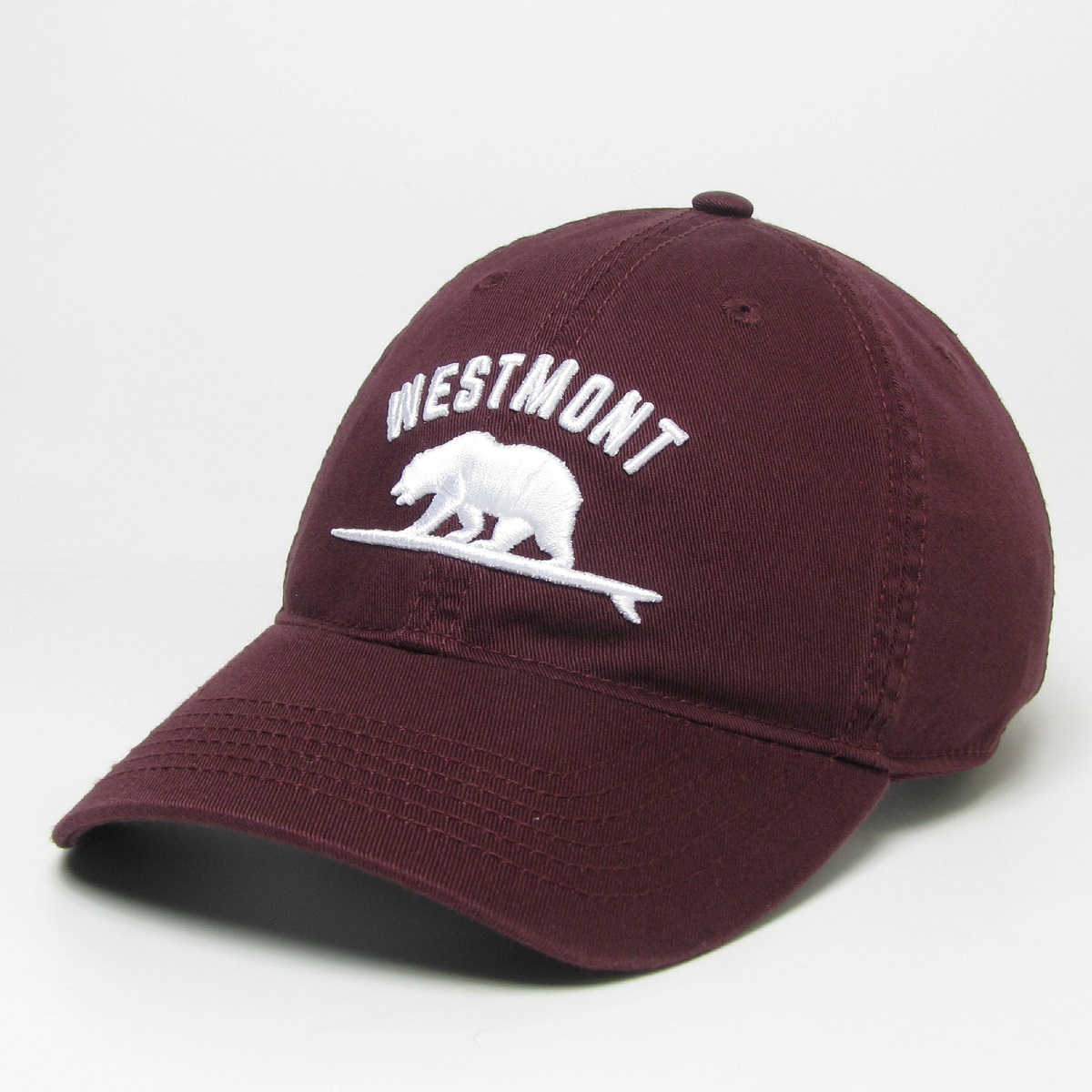 image of: L2 Westmont over Bear on Surfboard