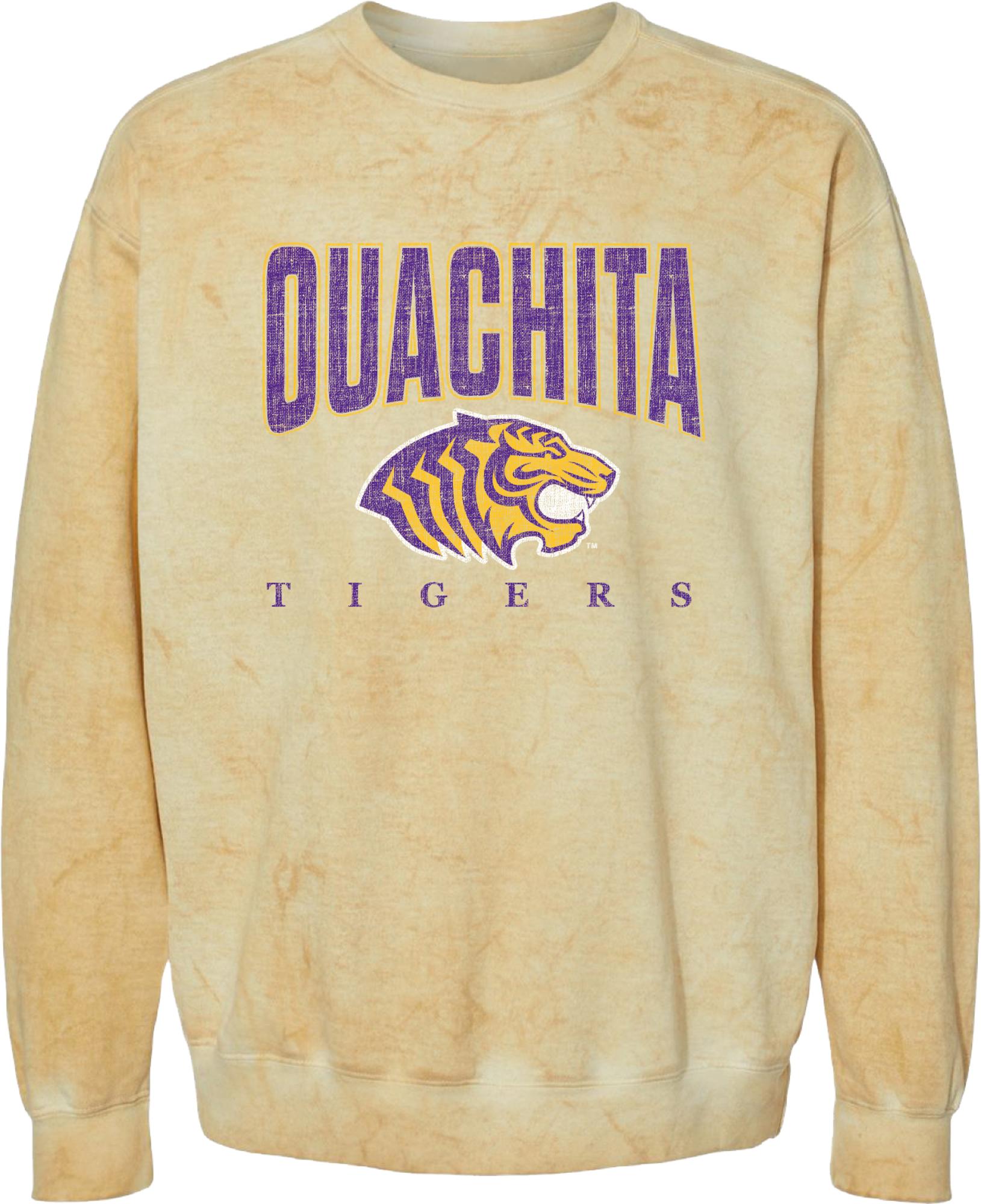 image of: Ouachita Tigers Colorblast Pigment Dyed Crewneck