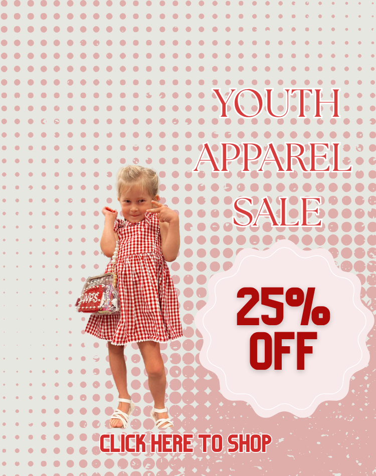 Click to save 25% on Youth Apparel!