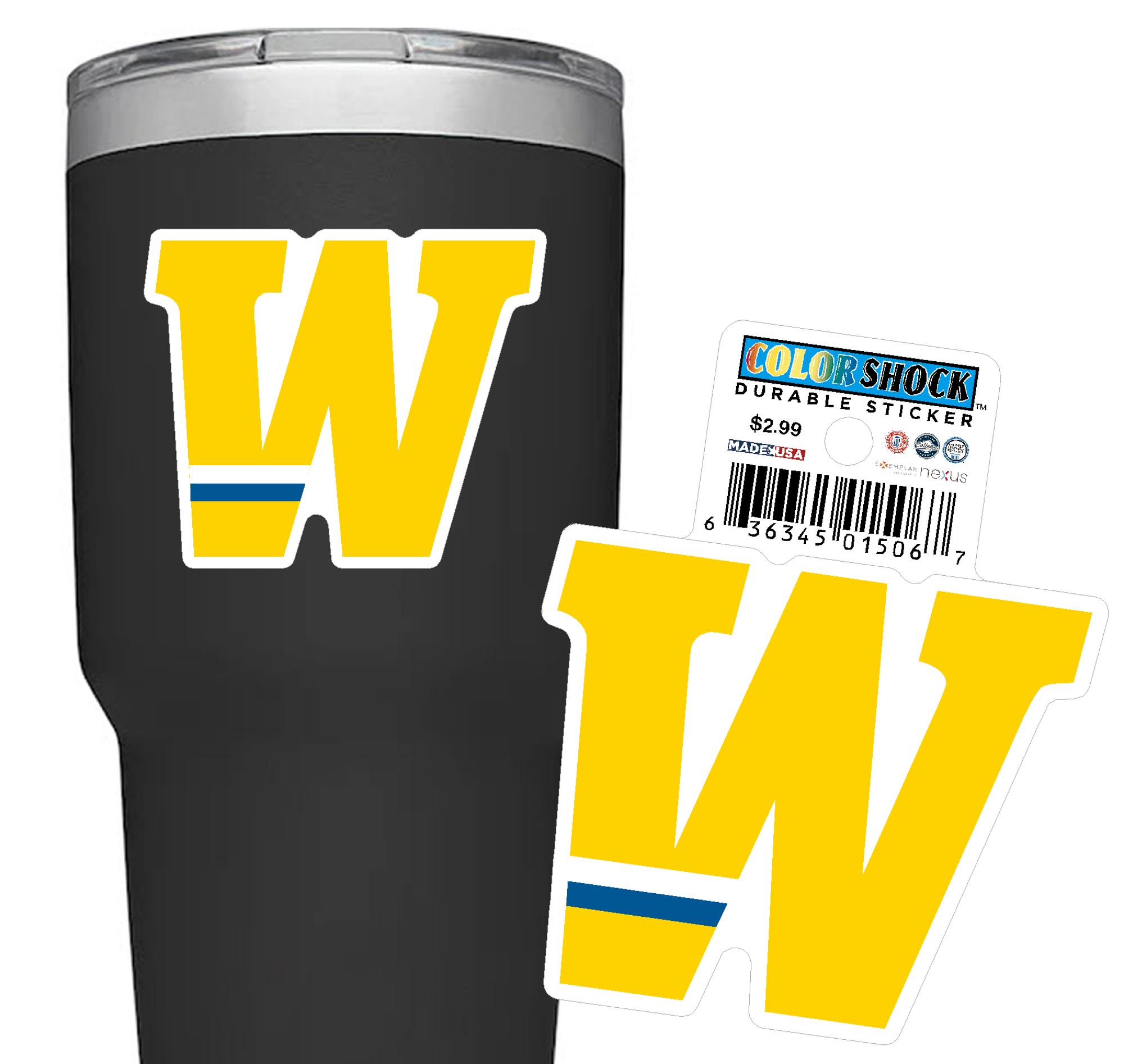 Product image 1 of 1 for Textured Sticker - W Yellow