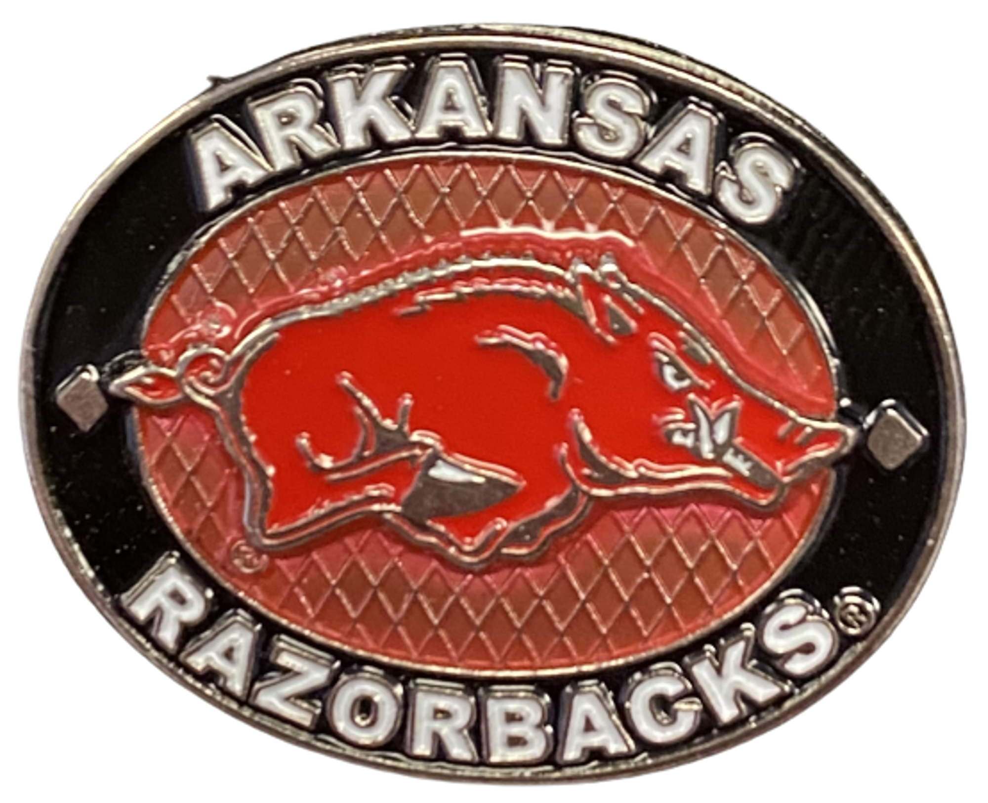 image of: NCAA Arkansas Razorbacks Oval Pin