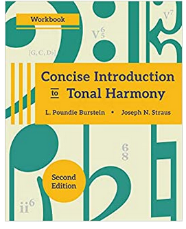 Cover image for Concise Introduction to Tonal Harmony Workbook