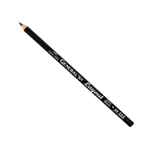 General's Layout Extra Black Pencil; $1.79