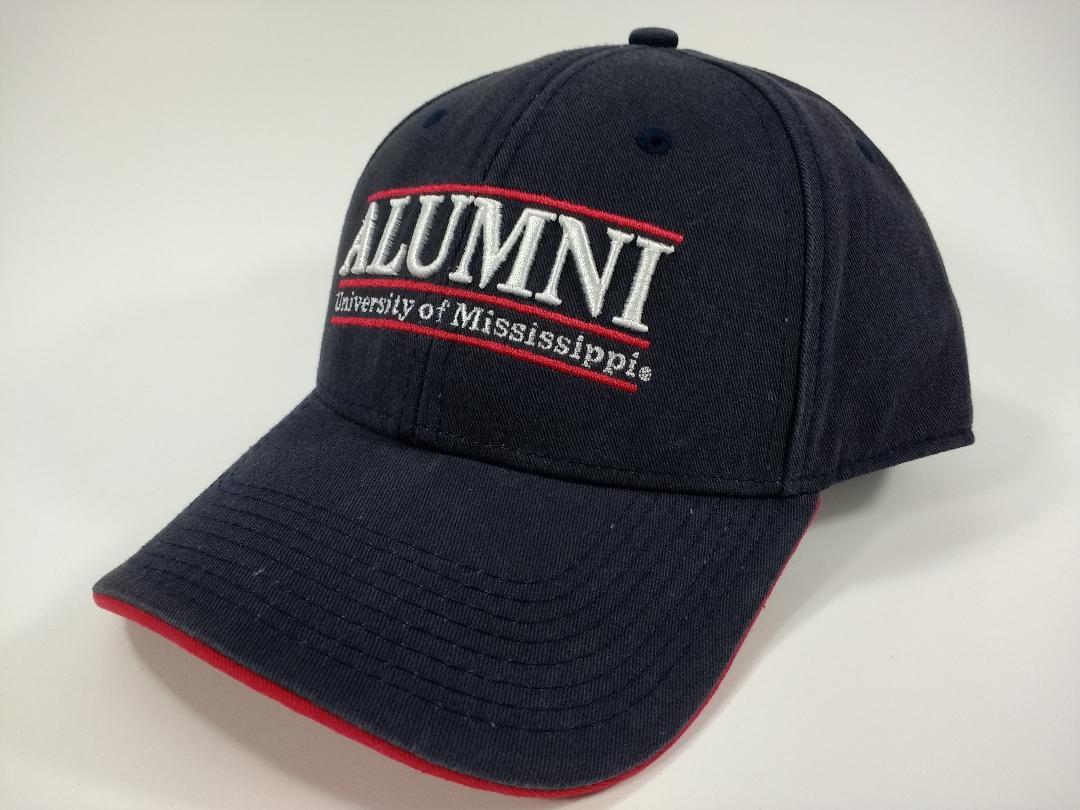 image of: University of Mississippi Alumni Bar Snapback Hat Navy