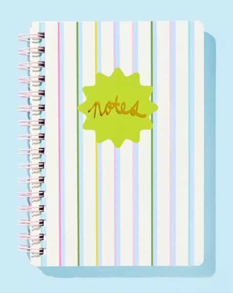 Taylor Elliott Designs Spiral Notebook, "Notes", 200 Pages; $19.98