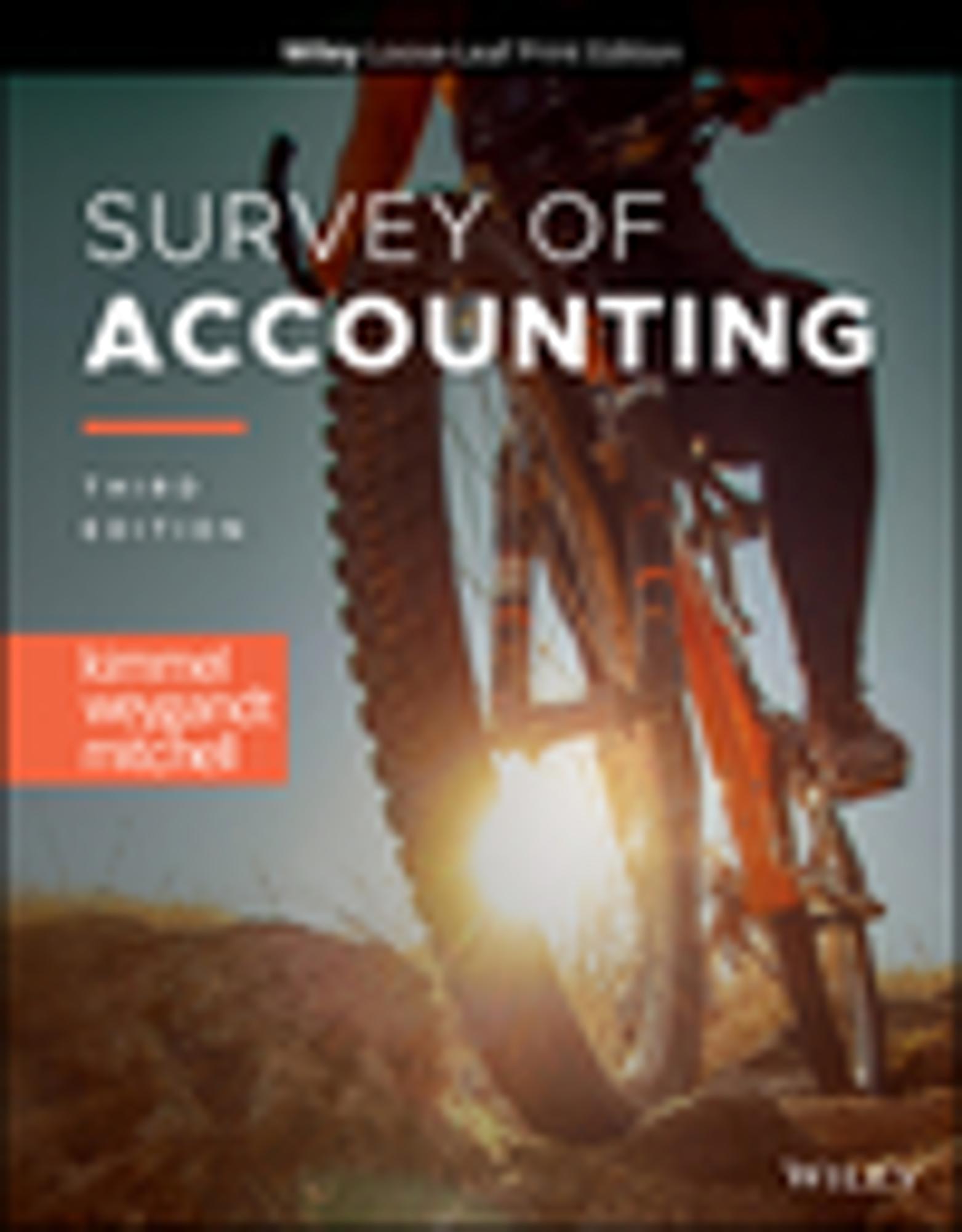 Cover image for Survey of Accounting, WileyPLUS Multi-term