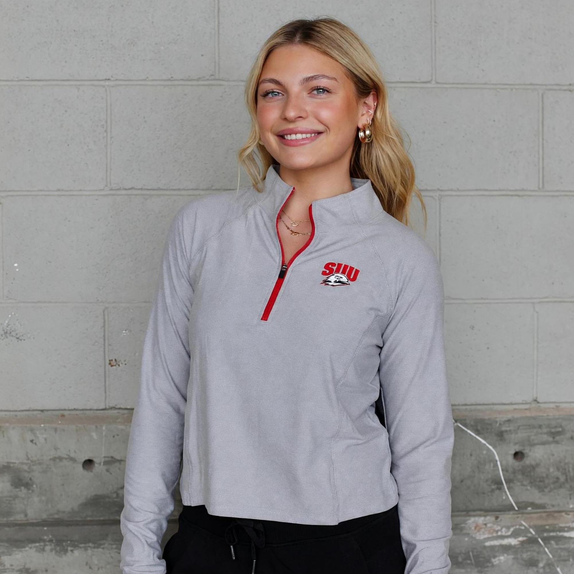 Product image 1 of 3 for Colosseum Womens 1/4 Zip Gray SUU Thor