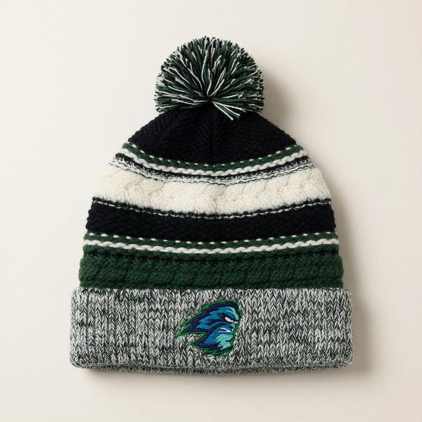 BEANIE Pom Pom Team Forest Green/Black; $27.99