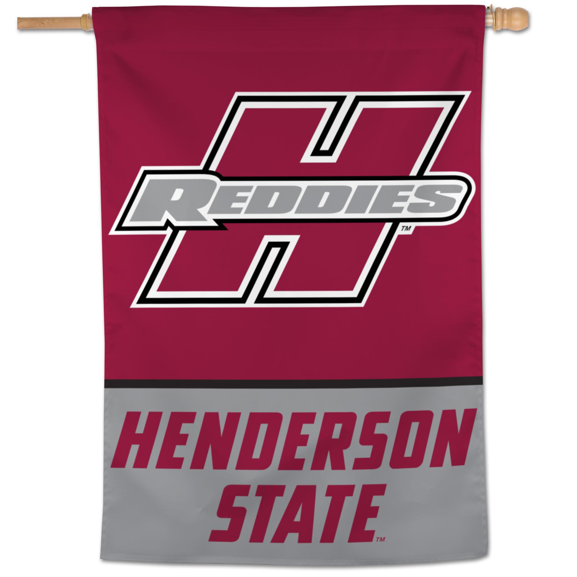 image of: Henderson State Reddies 28" X 40" Single-Sided Flag