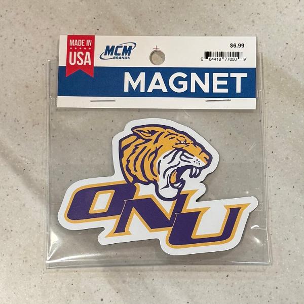Tiger Head ONU Custom Shape Magnet; $6.99