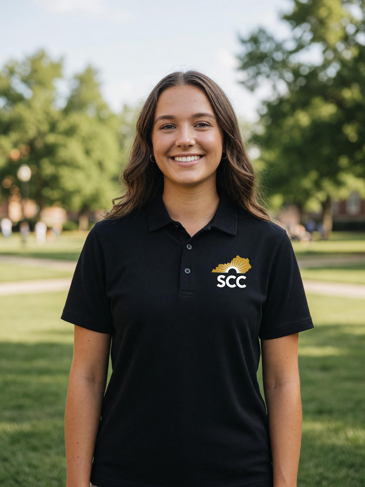 Product image 4 of 4 for KSCC SS POLO BLK LOGO