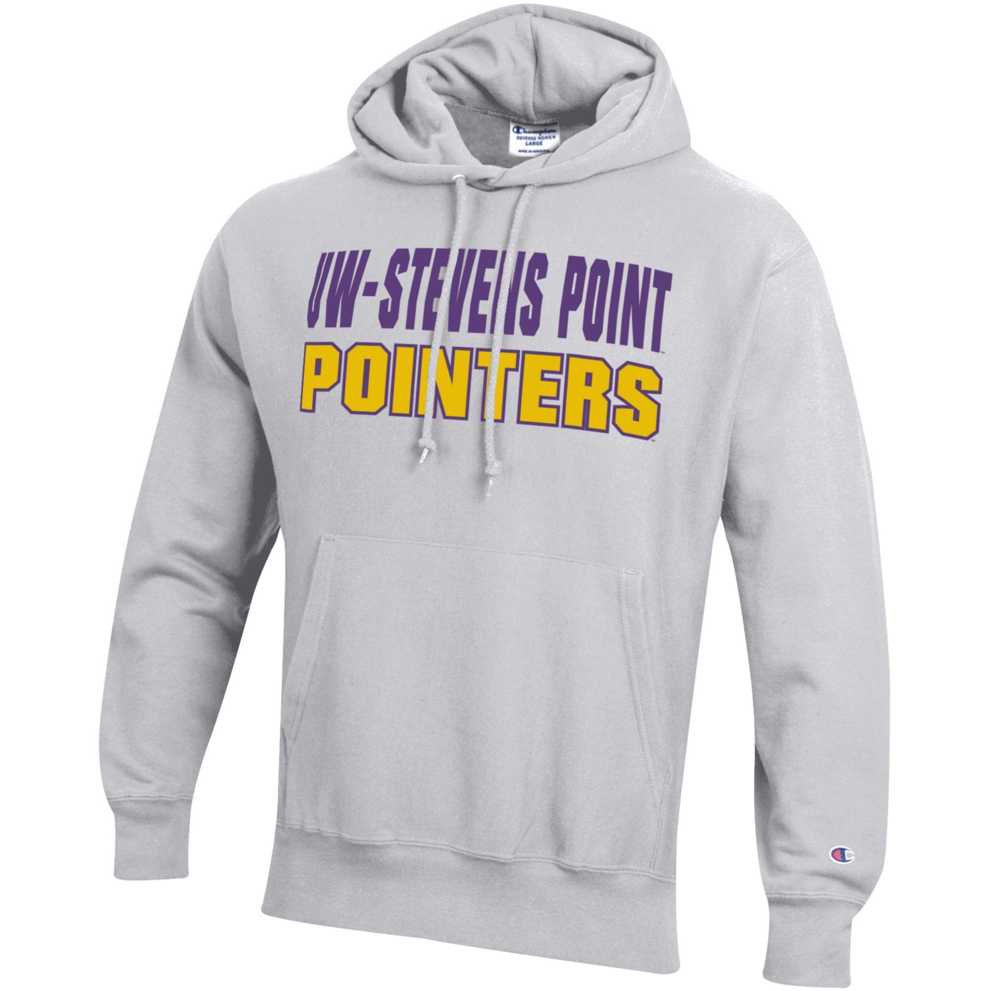 Product image 1 of 1 for UWSP Retro Champion Reverse Weave Hoodie, Grey
