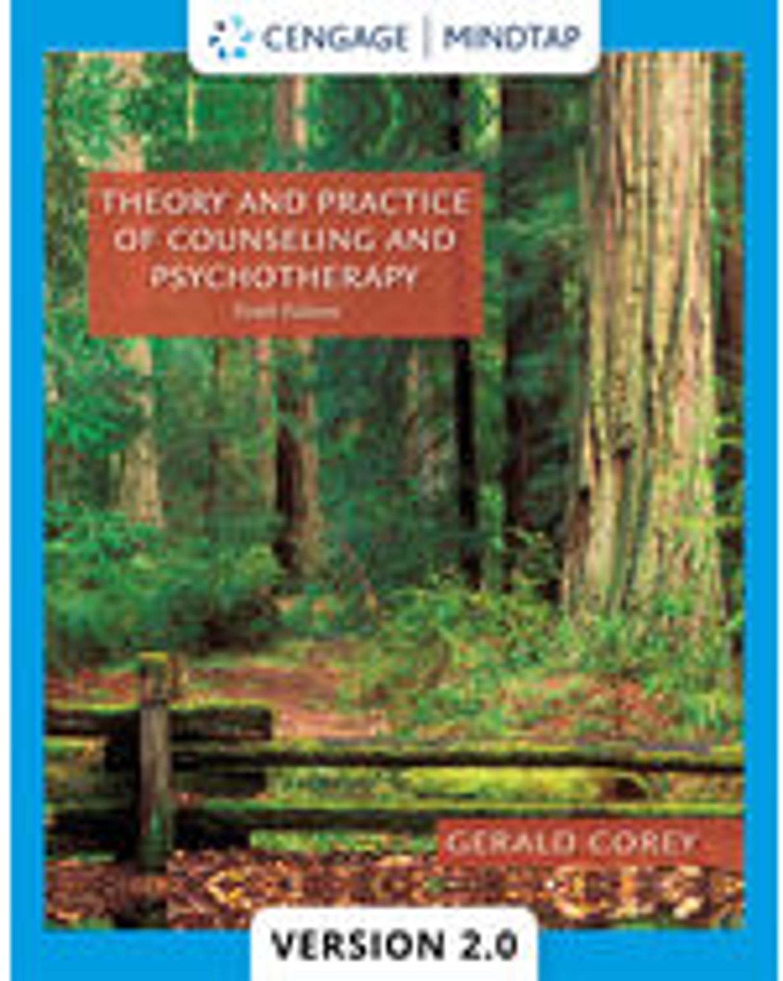 Cover image for MindTapV2.0 for Corey's Theory and Practice of Counseling and Psychotherapy, 1 term Printed Access Card
