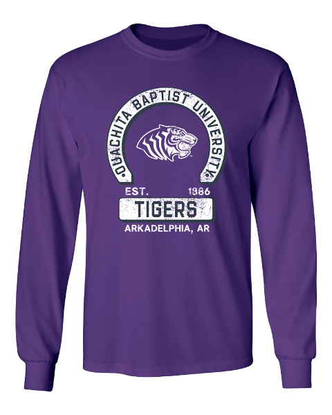 Ouachita Baptist University Tigers Long Sleeve Tee; $26.99