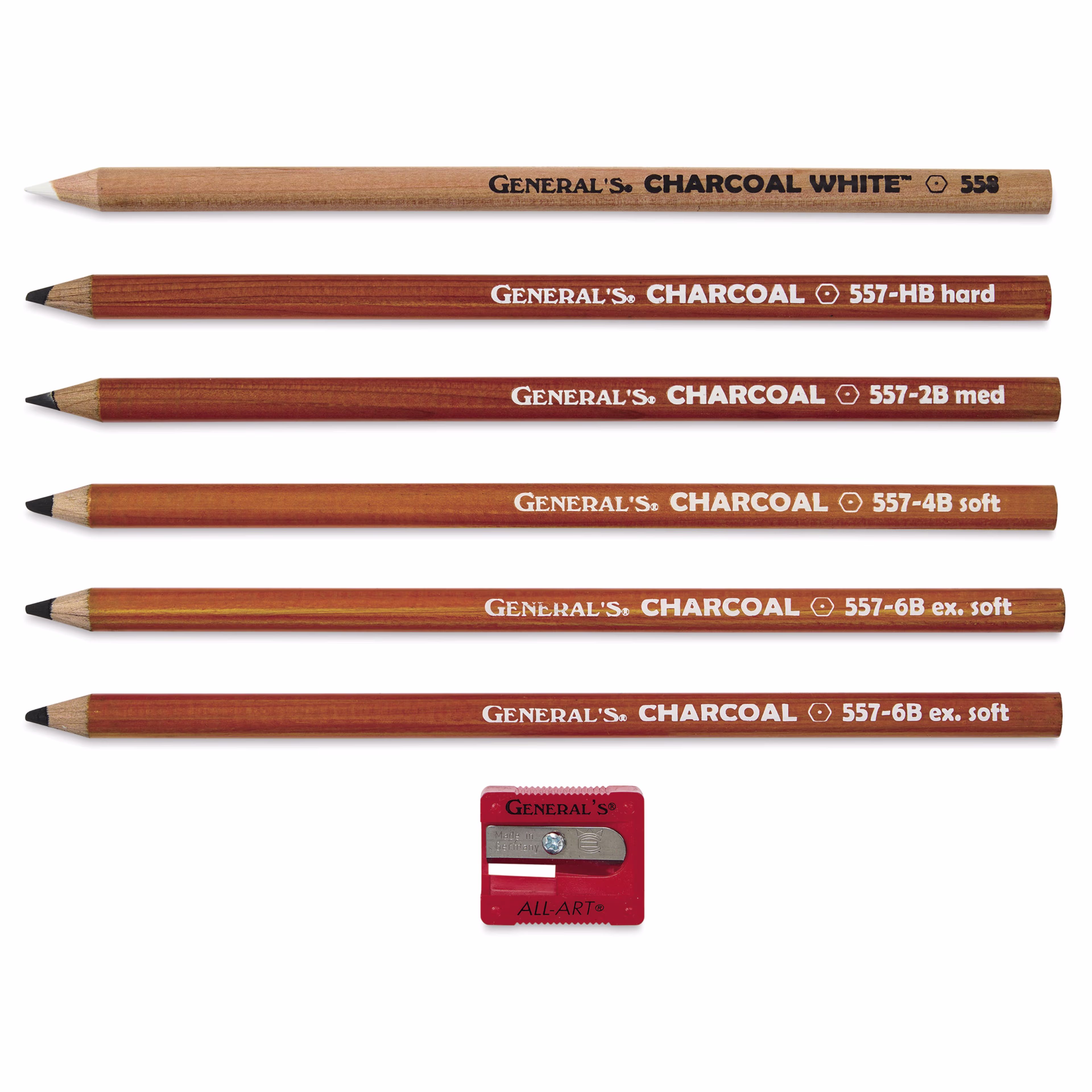 Product image 1 of 3 for General's Charcoal Pencils - Set of 7