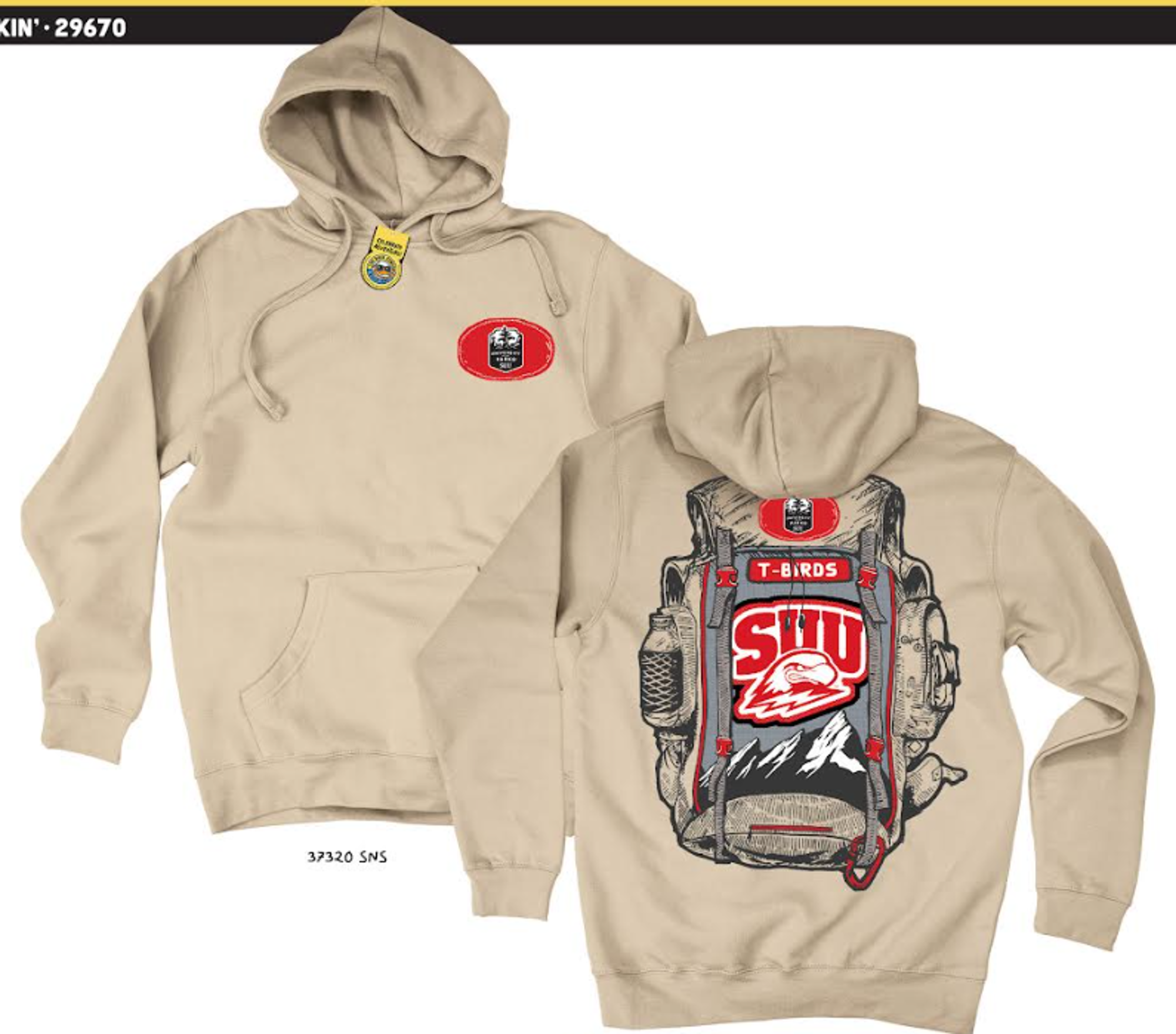 image of: The Duck Co SUU Backpackin' Hoodie