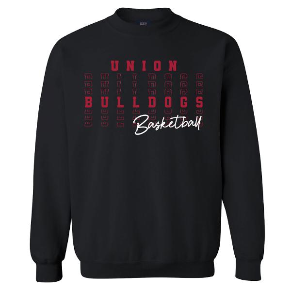 Union Bulldogs Basketball Fundamental Fleece Crew; $26.99